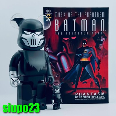 Medicom 400% + 100% Bearbrick ~ PHANTASM Be@rbrick BATMAN The Animated Series Vr