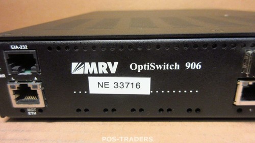 MRV OptiSwitch 906 6x Tri-Mode 100FX/1000FX SFP OR RJ45 10/100/1000 OS906-EF/AC - 第 2/3 張圖片