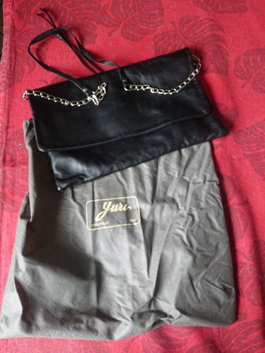 Borsa YURI nera 100% pelle - Made In Italy | eBay