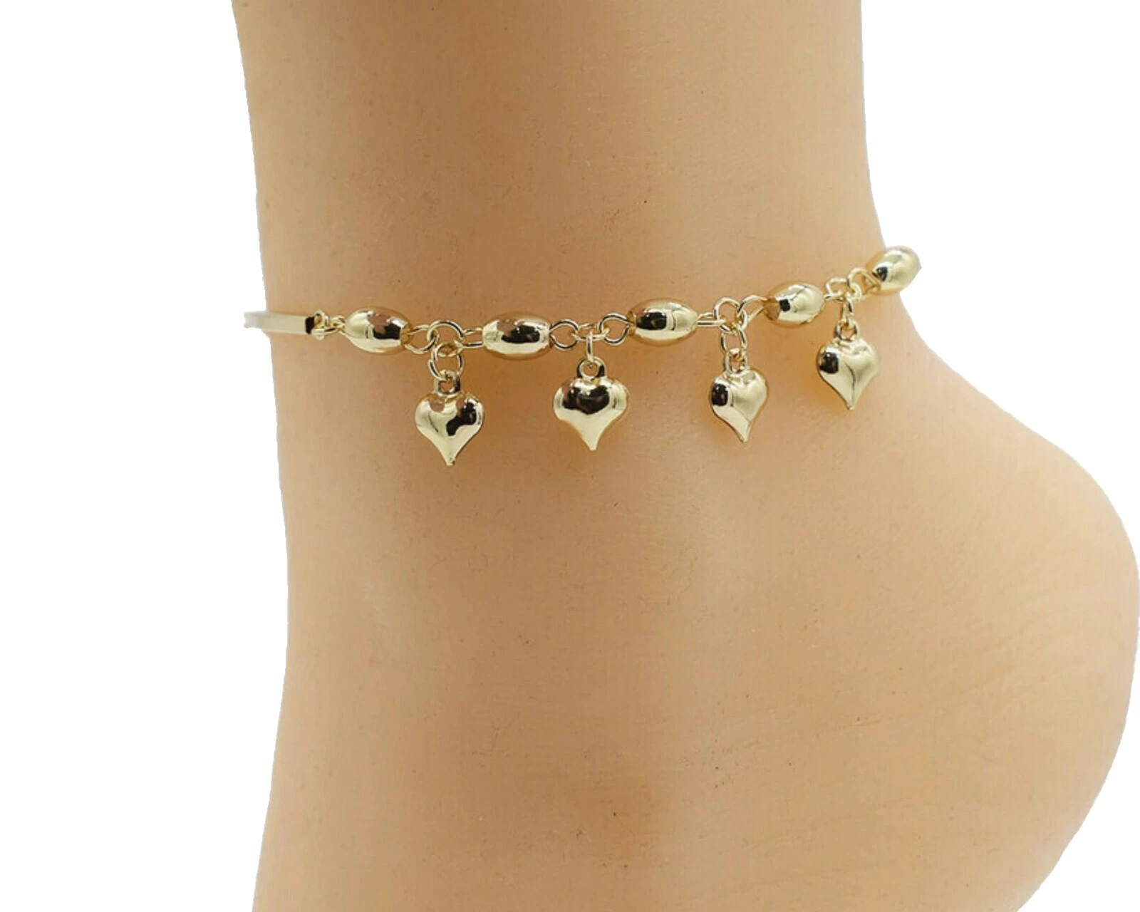 Copper Yellow Gold Plated Fashion Anklets