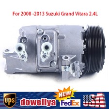 A/C AC Compressor With Clutch For 2008-2013 Suzuki GRAND Vitara Kizashi 2.4L