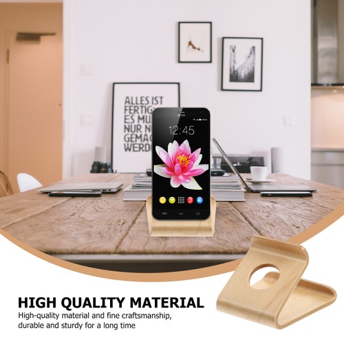 Stand Wood Tablet Stand Phone Storage Rack Wooden Phone Holder - 第 3/12 張圖片