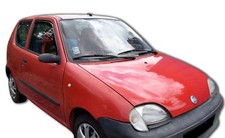 Wind Deflectors Fits Fiat Seicento / 600 3-Door 2-Pcs Set Tinted Heko
