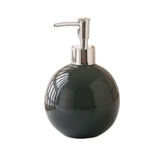 Ceramic Soap Dispenser With Silver Pump Refillable Liquid Hand Soap Leakproof UK