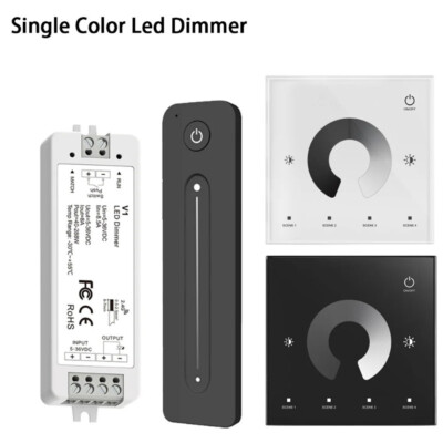 LED Dimmer PWM Wireless RF 2,4G Helligkeitseinstellung Touch Fernbedienung V1