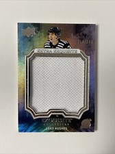 2023-24 UD Black Diamond Hockey EXQUISITE ROOKIE PATCH LUKE HUGHES 310/349