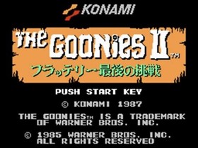 Nintendo NES Game 1985 The Goonies II (B)