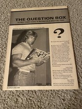 Vintage KERRY VON ERICH NWA Wrestling Photo Magazine Clipping 1980s WWF 1987