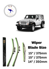 WIPER BLADES FOR JEEP WRANGLER SUV 2007-2018 (JK)
