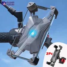 2Pack Bicycle Motorcycle Phone Holder Mount Handlebar Electric MTB Scooter Bike