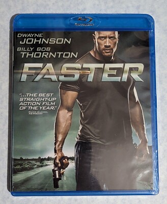 Faster (Blu-ray, 2010) Dwayne Johnson - BRAND NEW FACTORY SEALED 