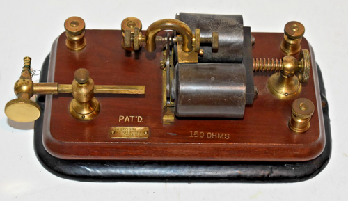 Antique Western Electric Telegraph Sounder - 150 Ohms
