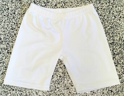 Girls Large (12-14) Solid White 6