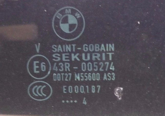 IP60646 2004-2010 BMW 530i E60 TECHO CORREDIZO VIDRIO PANEL SUPERIOR MONTAJE OEM Foto 2 de 4