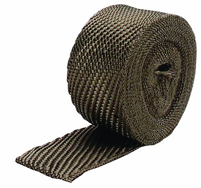 DEI Exhaust Header System Wrap 10125 Titanium 33' x 2'' Lava Rock Fiber 010125