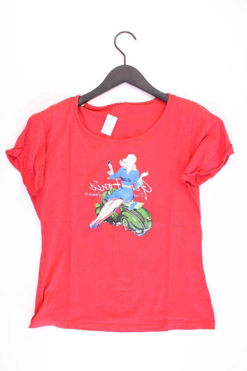 Gin Tonic camicia per le signore taglia 42 molto bene rosso di cotone