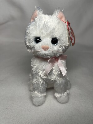 Ty Beanie Baby SUGAR the White Cat