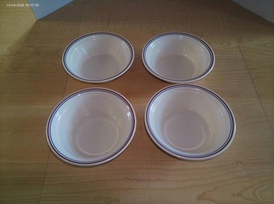 4 Corelle Corning Ware Abundance Soup Cereal Bowls 6 3/4''  Nice