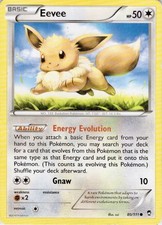 Eevee 80/111 Common Furious Fists Pokemon Lightly Played on eBay