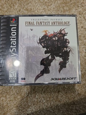 Final Fantasy Anthology Sony PlayStation 1 PS1 CIB Reg Card Tested *CRACKED CASE