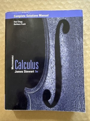 Stewart multivariable calculus 5th edition complete solutions manual -Very Good