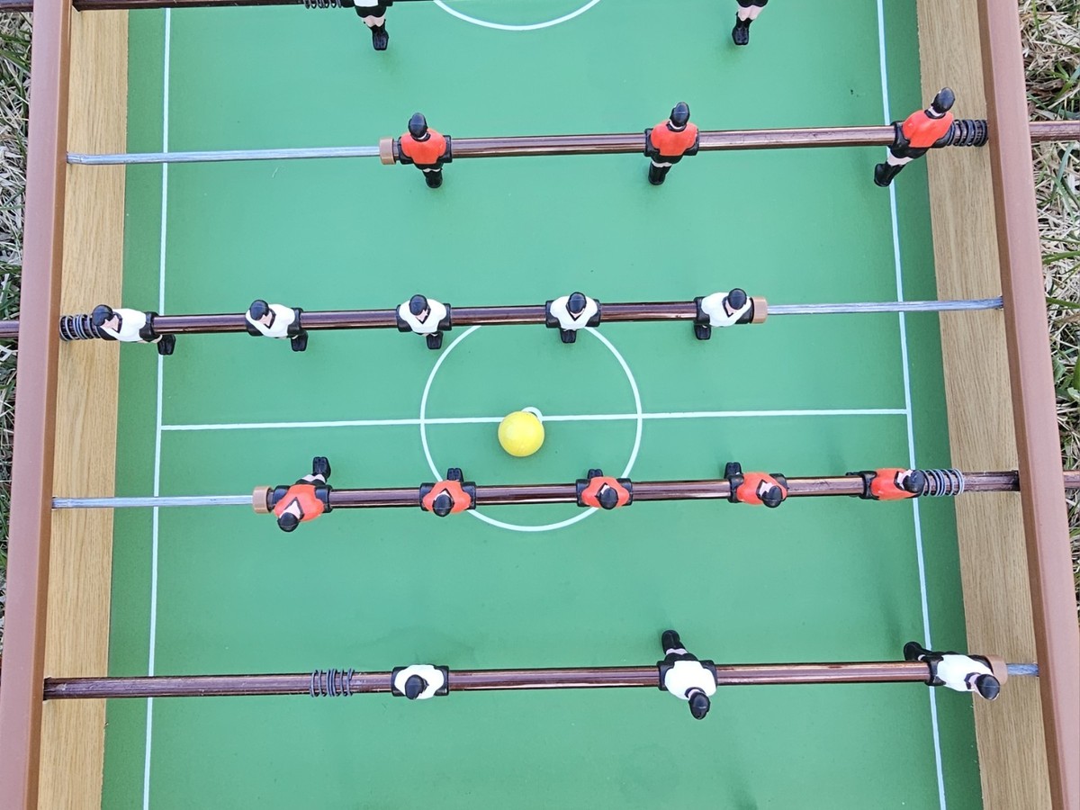 Vintage Sportcraft Arcofalc Tabletop Foosball Game Italy 37in