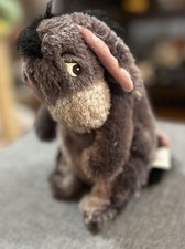 Authentic Oringinal Disney Parks 8  Plush Eeyore Bean Bag Detachable Tail P1