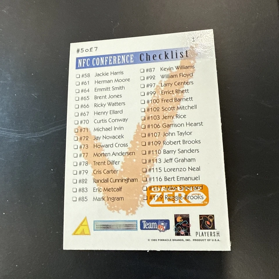 1995 Score Summit Checklist Troy Aikman #198 Dallas Cowboys Excellent Condition - Image 3 of 4