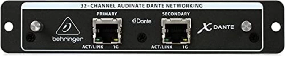 Behringer DANTE 32 Channel input and output card X-DANTE for X32 F/S w/Tracking# - Image 3 of 3