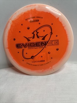 Dynamic Discs Lucid Ice Orbit Evidence 178g White-Orange A Midrange Disc