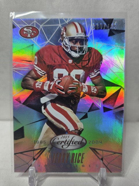 2015 Panini Certified-Immortals Mirror Silver #117 Jerry Rice /499 49ers HOF