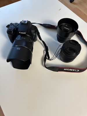 Canon EOS 250D 21,4MP Digitalkamera - Schwarz (Kit mit  EF-S 18-55mm IS STM...