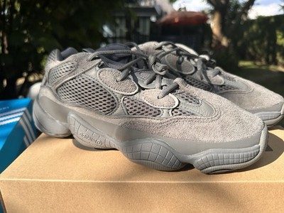 GW6373 adidas Yeezy Boost 500 Granite Black Dark Grey Chacoal Gray Suede Dark