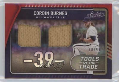 2022 Absolute Tools of the Trade 2 Swatch Spectrum Red 68/99 Corbin Burnes 3t1