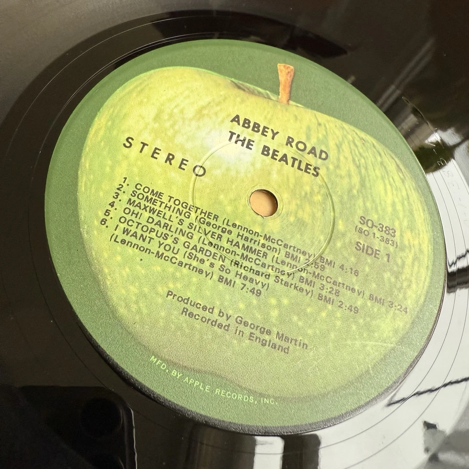 Beatles Abbey Road 1969 US Pressing 🍏 In Shrink! W/Sleeve NICE Excellent Foto 3 de 4