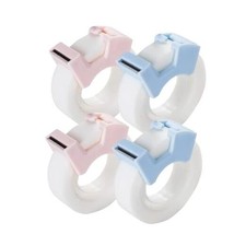 4 PCS Tape Dispenser Multifunctional Small Tape Dispenser Invisable Tape Set
