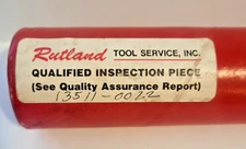 Rutland 13511-0022 Qualified Inspection Piece Tool Service Reamer NOS