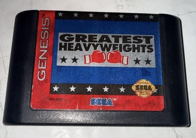 Vintage Greatest Heavyweights Sega Genesis Cart Only E NTSC-U/C 1993 Boxing