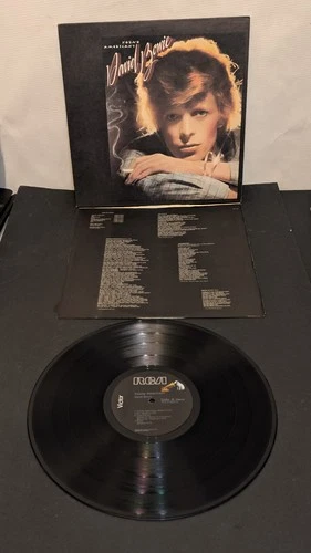 Lot 2 David Bowie Young Americans & Scary Monsters Vinyl LPS Tested no Skips VG+