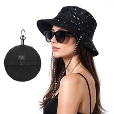 Bucket Hat, Outdoor Bucket Hat Rain Hats for Women Waterproof Quick Dry Packa...