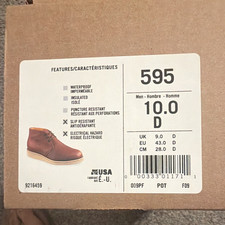 Red Wing Shoes Mens Brown Leather Chukka Boot...