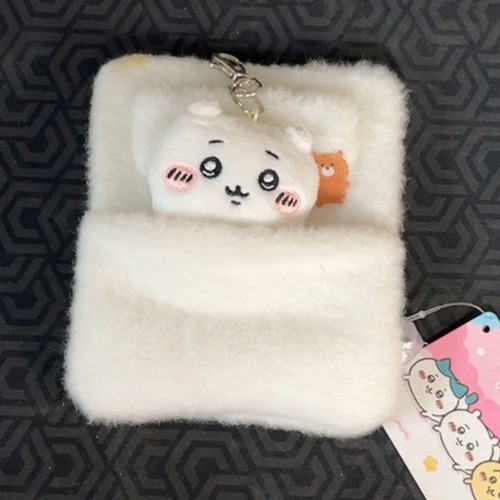 Chiikawa Plush Keychain Sleeping Bag Bear FuRyu Sanrio Japan