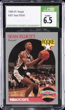 1990-91 HOOPS #267 SEAN ELLIOTT CSG 6.5