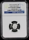 2015-S Proof Roosevelt Silver Dime 10c NGC PF70 UCAM Ultra Cameo