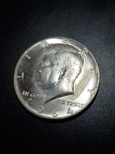 1964 50C Kennedy Half Dollar MS PERFECT 90 % silver