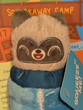 Bark Nap Bandit XS-S Dog Toy - Multi-part toy, squeaks, crinkles