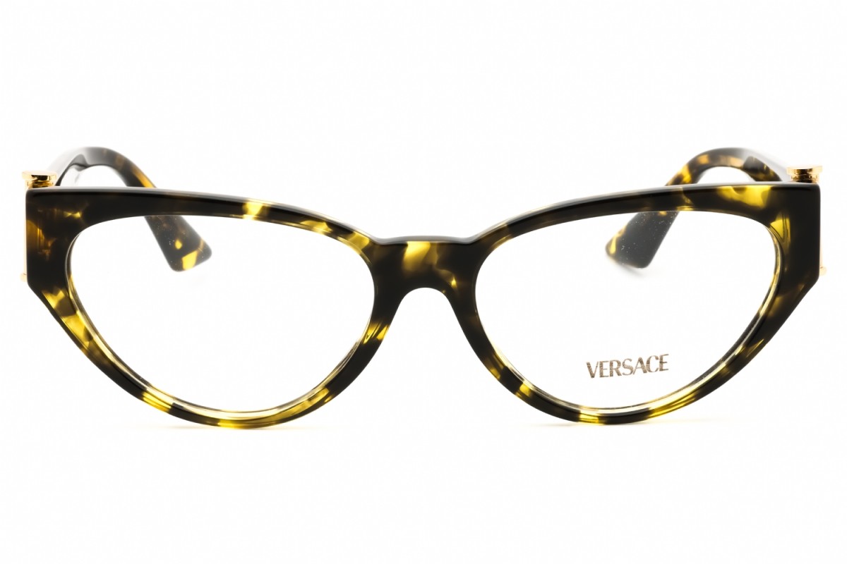 NEW Versace VE3366 5428 Havana 55mm Eyeglasses thumbnail 2