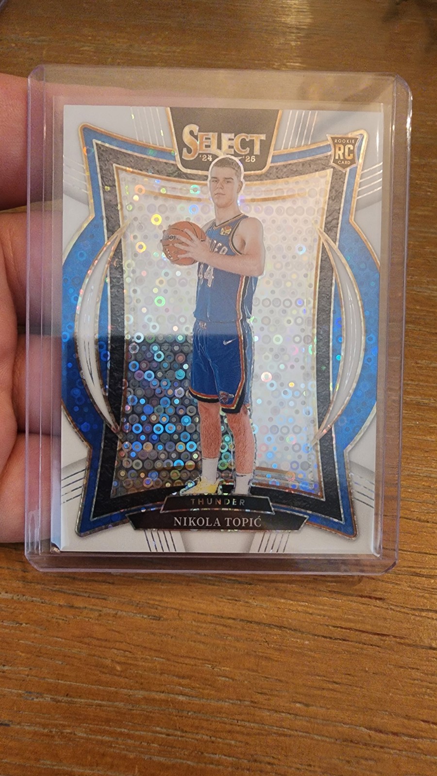 2024-25 Panini Select - Concourse Nikola Topic #89 Disco Prizm (RC) /75