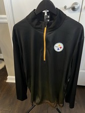 Pittsburgh Steelers Quarter Zip Pullover With Graphic Design