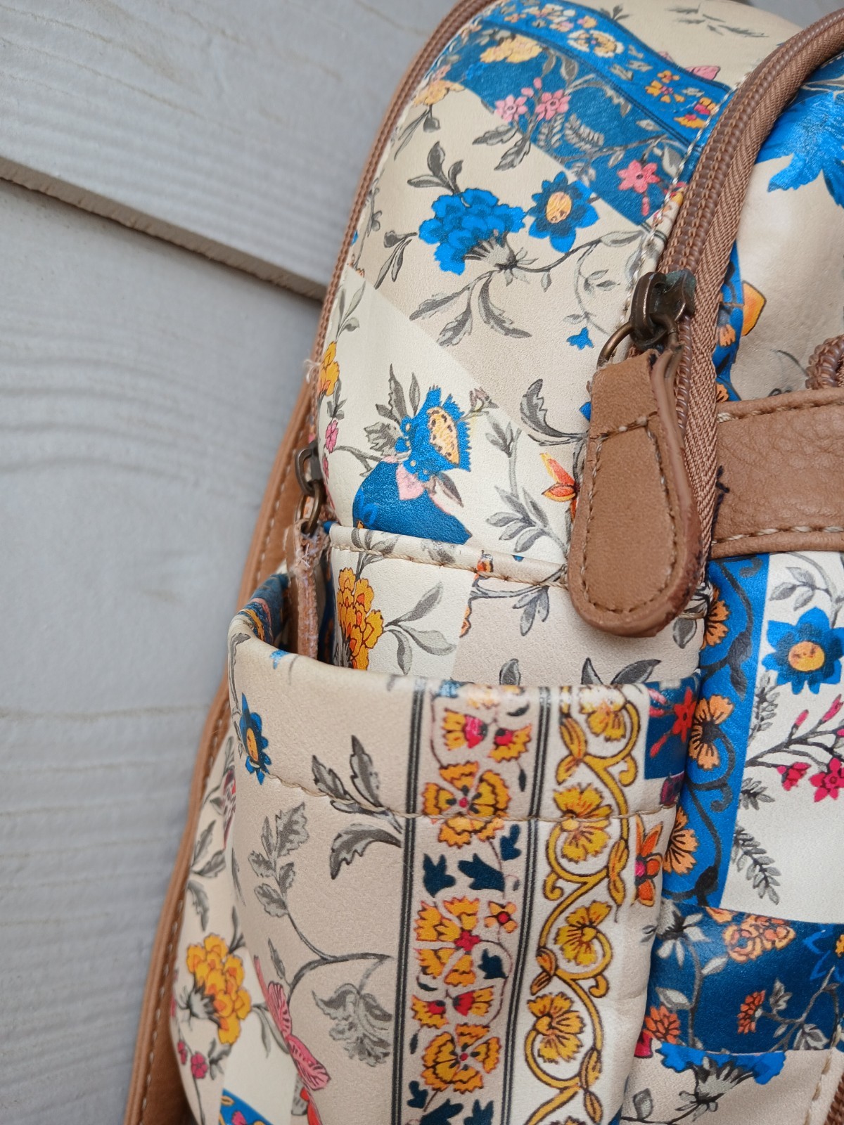 MultiSac Women's Adele Backpack, Vienna Floral, O… - image 3